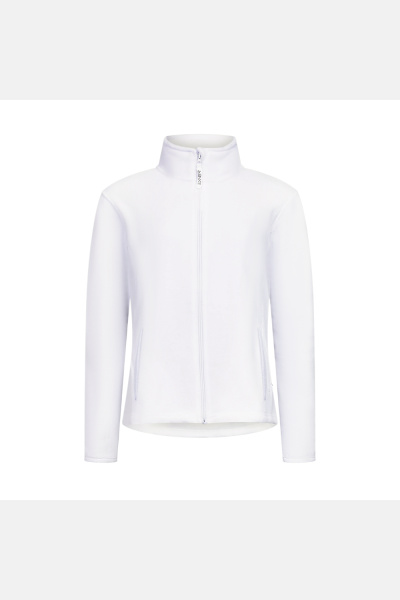 Damen Fleecejacke Tirena, tailliert geschnitten, Farbe: weiß, Größe: S