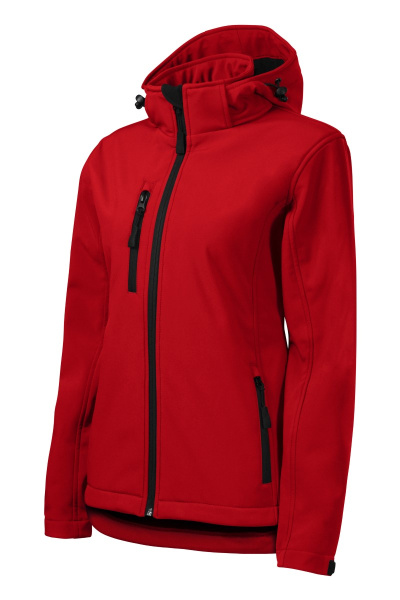 Softshelljacke Varissa, tailliert geschnitten, Farbe: rot, Größe: XS