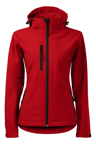 Softshelljacke Varissa, tailliert geschnitten, Farbe: rot, Größe: XS