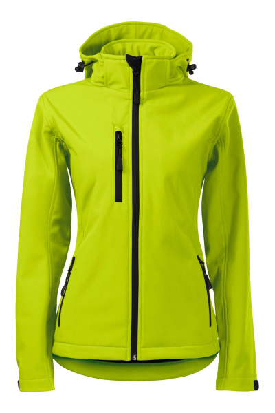 Softshelljacke Varissa, tailliert geschnitten, Farbe: lime, Größe: XS