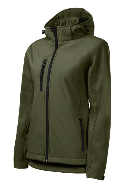 Softshelljacke Varissa, tailliert geschnitten, Farbe: olive, Größe: S
