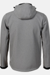 Softshelljacke Variss, gerade geschnitten, Farbe: grau-meliert, Größe: L