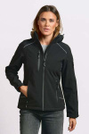 Womens Softshell Jacket black Größe XXXL