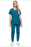 Damenkasack CKE2625A aus der Cherokee Infinity Line, Farbe: karibikblau, Größe: 5XL