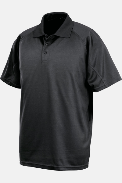 Funktionspolo Thoren schwarz-5XL