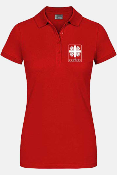 Caritas Shirt Marvaya, tailliert geschnitten, Farbe: rot,...