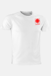 Unisex Funktionsshirt Marly - speziell für die Caritas, Farbe: weiß, Größe: XXS mit Druck des Logos der Caritas auf der Brust