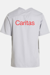Kasack Fjella - speziell für die Caritas, Farbe: silbergrau, Größe: XXS mit Druck des Logos der Caritas auf der Brust