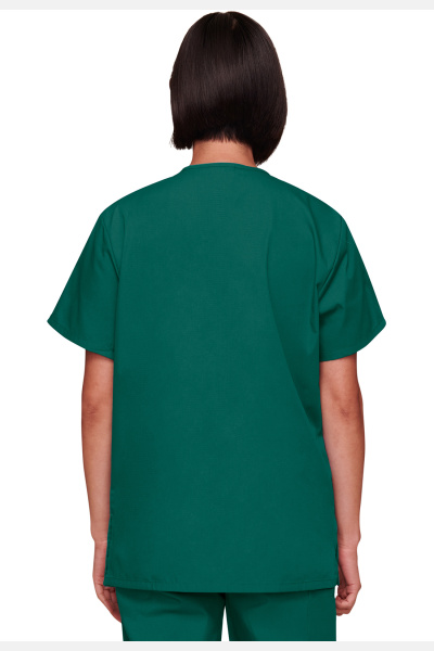 Unisex V-Neck Top, Farbe: Wine, Größe: 4XL