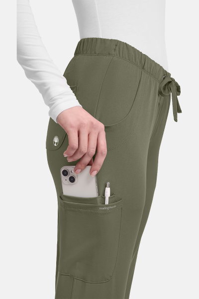 Healing Hands Damen-Schlupfhose Monica, Farbe: olive, Größe: XXS