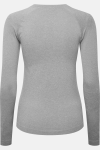 Damen Stretchshirt Langarm Move, Farbe: grau, Größe: XS