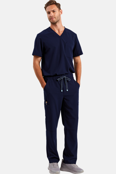 Herren Stretch Cargohose Move, Farbe: navy, Größe: S