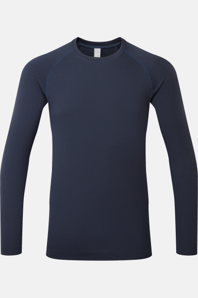 Herren Stretchshirt Langarm Move, Farbe: navy, Größe: S