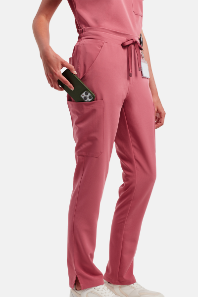 Damen Stretch Cargohose Move, Farbe: pink, Größe: XS