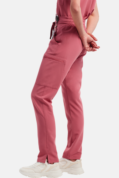 Damen Stretch Cargohose Move, Farbe: pink, Größe: XS