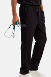Herren Stretch Cargohose Move, Farbe: schwarz, Größe: S