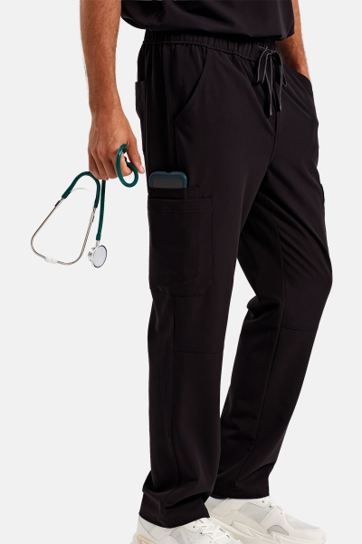 Herren Stretch Cargohose Move, Farbe: schwarz, Größe: 3XL (Long)