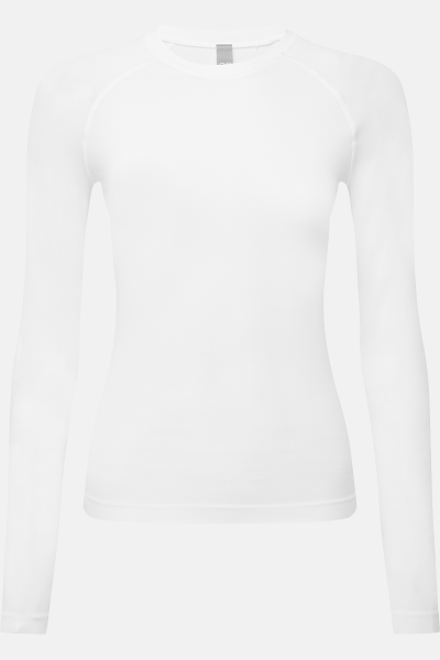 Damen Stretchshirt Langarm Move, Farbe: weiß,...
