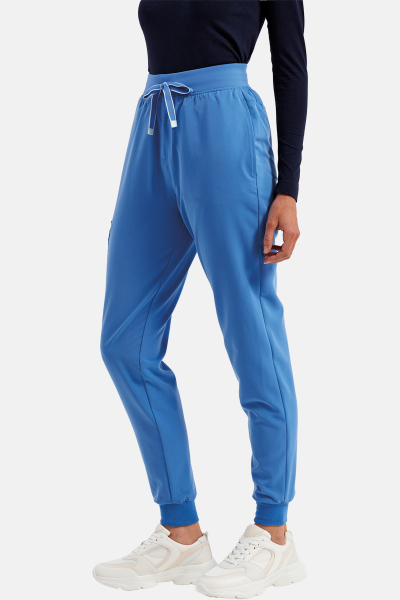 Damen Stretch Joggerhose Move, Farbe: weiß, Größe: 3XL