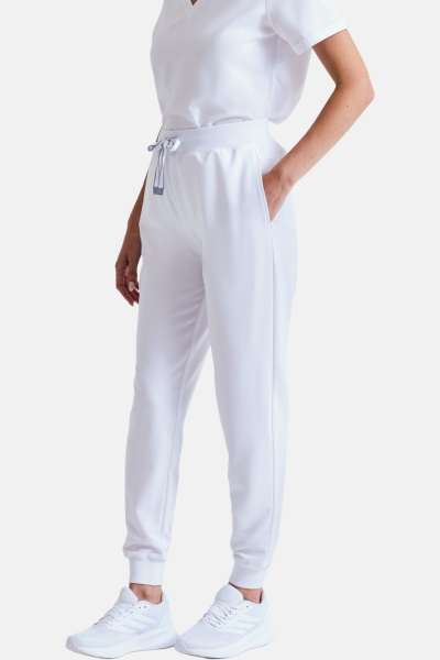 Damen Stretch Joggerhose Move, Frabe: weiß,...