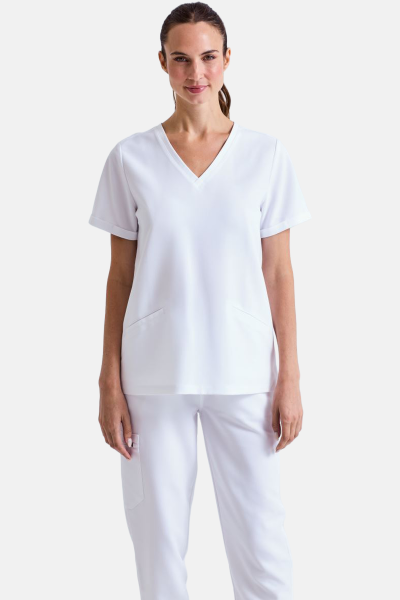 Damen Stretchkasack Move Two, Frabe: weiß, Größe: 3XL