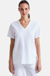 Damen Stretchkasack Move Two, Farbe: weiß, Größe: 3XL
