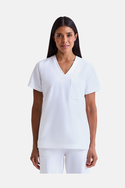 Damen Stretchkasack Move One, Farbe: weiß, Größe: 3XL