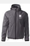 Unisex 3in1 Jacke Calysso - speziell für die Caritas, Farbe: schwarz, Größe: S mit Druck des Logos der Caritas auf der Brust