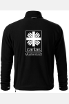 Unisex 3in1 Jacke Calysso - speziell für die Caritas, Farbe: schwarz, Größe: S mit Druck des Logos der Caritas auf der Brust