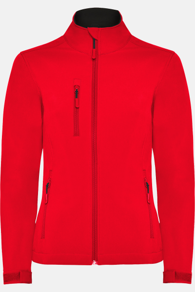 Softshell-Jacke Tanna, tailliert geschnitten, Farbe: rot, Größe: S