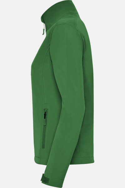 Softshell-Jacke Tanna, tailliert geschnitten, Farbe: dunkelgrün, Größe: L