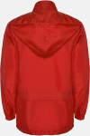 Leichte Unisex Regenjacke Matira, Farbe: rot, Größe: S