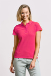 Polo Lyndra, tailliert geschnitten, Farbe: pink, Größe: XS