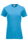 T-Shirt Korina, tailliert geschnitten, Farbe: türkis, Größe: XS