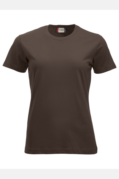 T-Shirt Korina, tailliert geschnitten, Farbe: mocca,...