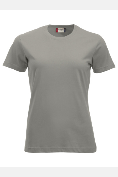 T-Shirt Korina, tailliert geschnitten, Farbe: silber,...