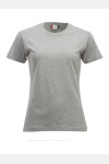 T-Shirt Korina, tailliert geschnitten, Farbe: grau-meliert, Größe: M
