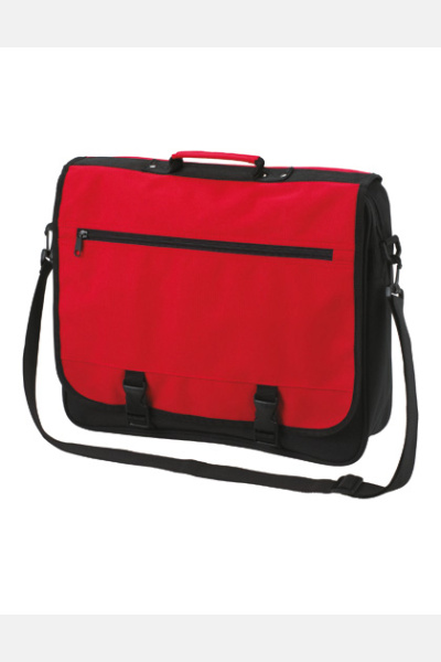 Kuriertasche Vitanor mit Druck rot