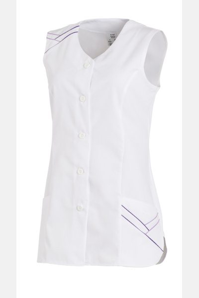 Hosenkasack, ärmellos, für Damen, weiß, Größe: 48