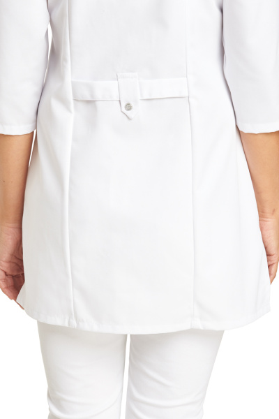 7/8 Kasack 3/4 Arm für Damen, weiß, Größe: 52