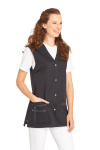 Westenkasack für Damen, schwarz, Größe: L