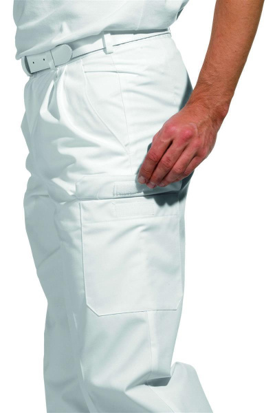Herren-Cargohose Cedrik, mit Gummizugbund, weiß,...