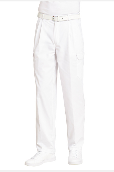 Herren-Cargohose Cedrik, mit Gummizugbund, weiß,...