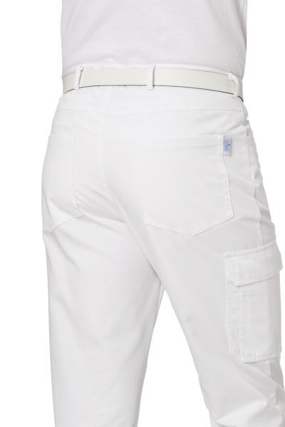 Herrenhose Fabio, schmal geschnitten, weiß,...