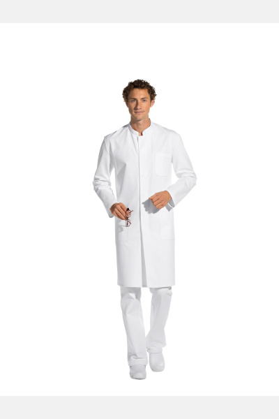 Herrenmantel, weiß, Größe: 50