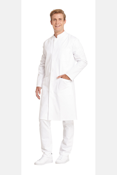 Herrenmantel, weiß, Größe: 50