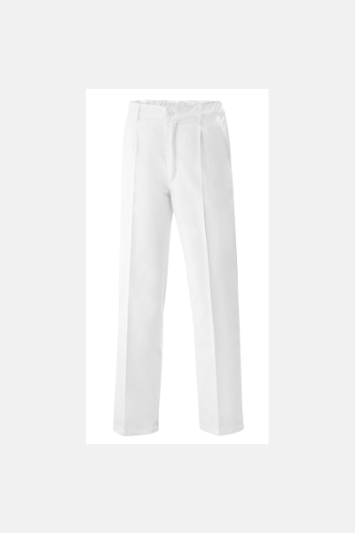 Herren-Bundfaltenhose Peter, weiß, Größe: 60