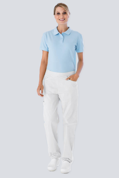 Unisex Cargohose Florin, weiß, Größe: M