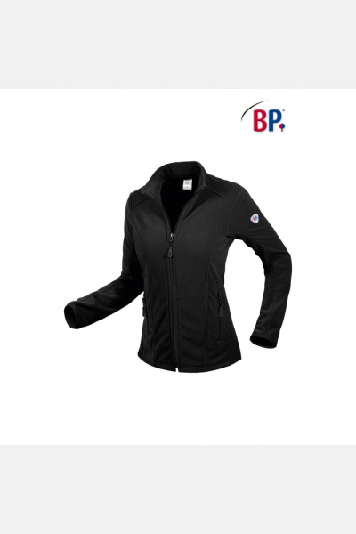 Fleecejacke für Damen von BP®, Farbe: schwarz, Größe: M