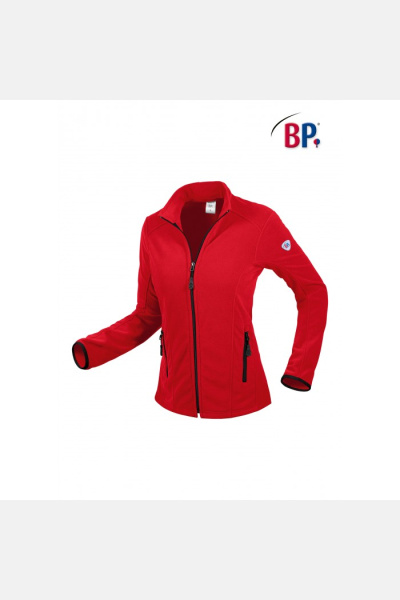 Fleecejacke für Damen von BP®, Farbe: rot, Größe: L